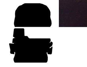 Kofferbak tapijt zwart 1303